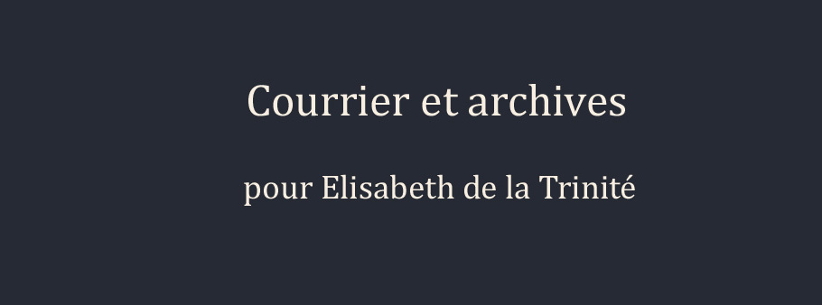 texte courrier et archives