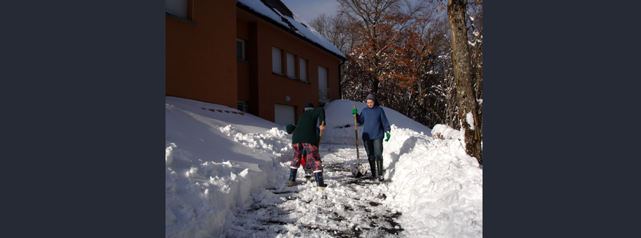 déblayage de la neige