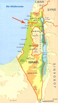 Carte de Terre Sainte