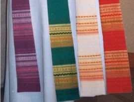 étoles tissées à la main 