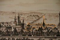 gravure ancienne du carmel de Dijon